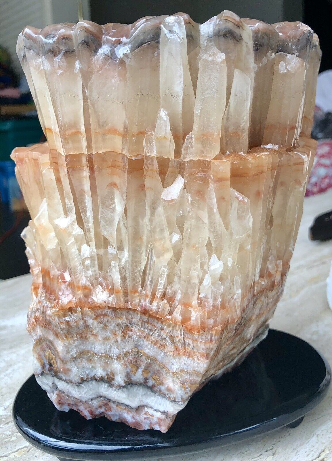 13.2 lb Natural Huge Tri-Color Calcite Crystal Large Specimen Rock - Mexico