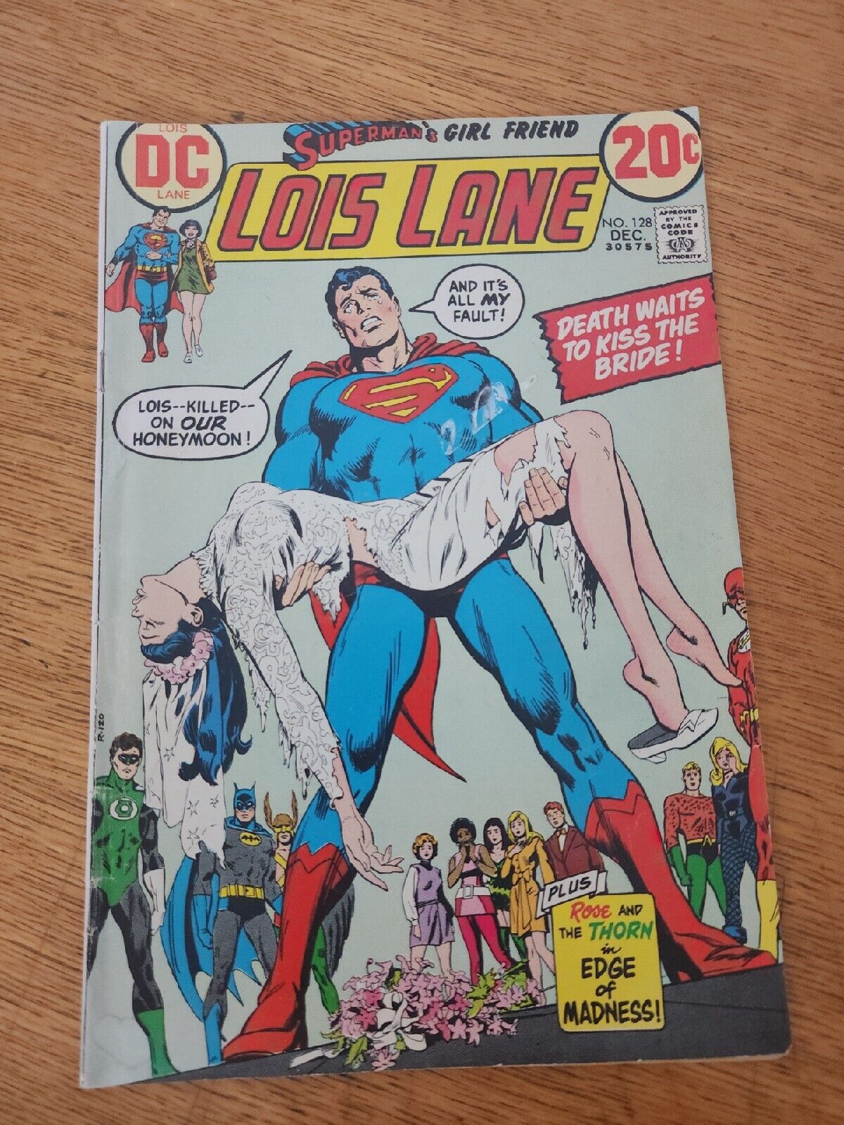 Superman\'s Girl Friend Lois Lane #128 - Vince Colletta Cover Art. 1972