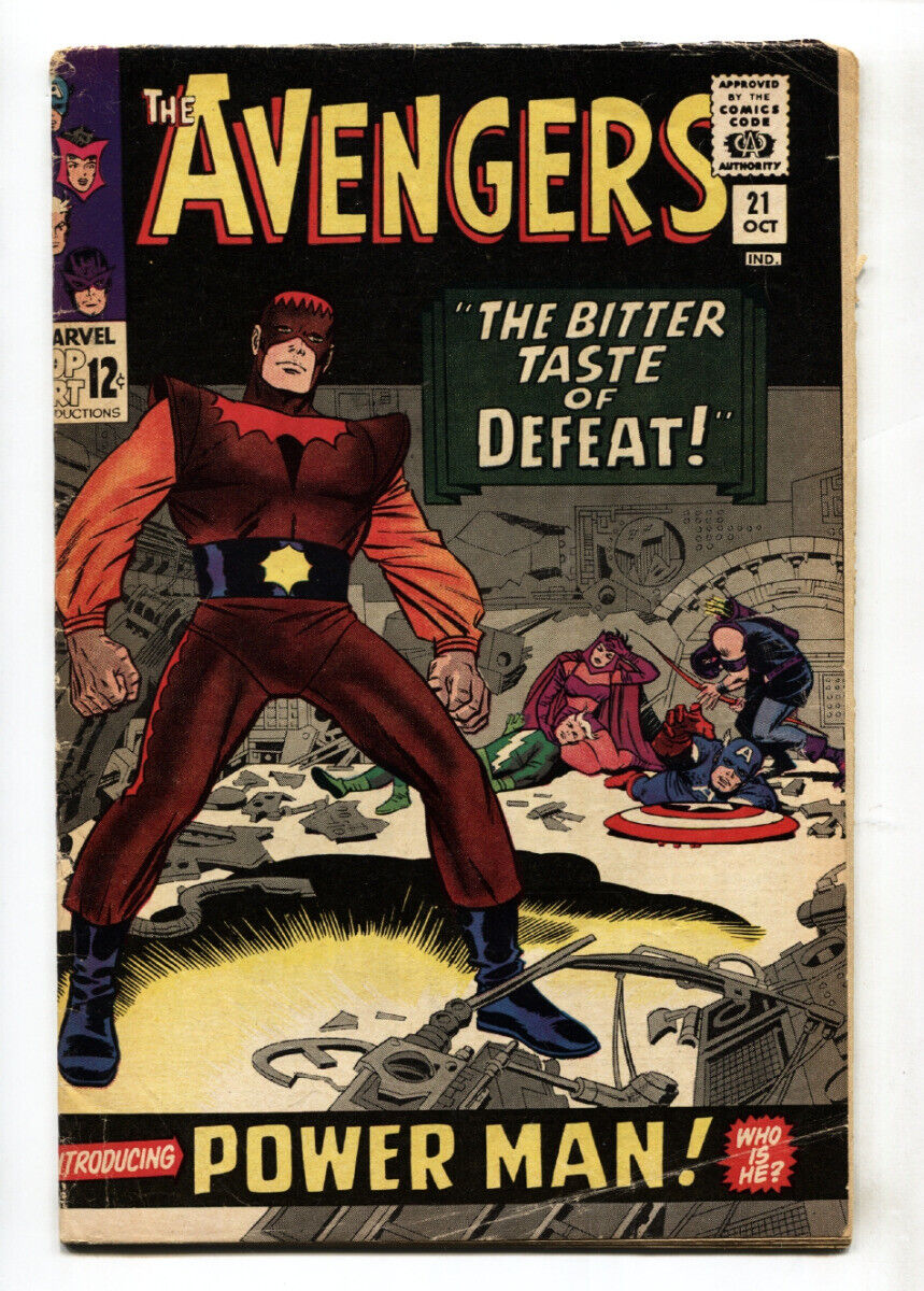 Avengers #21--1965--1st Power Man--marvel--comic book--G/VG