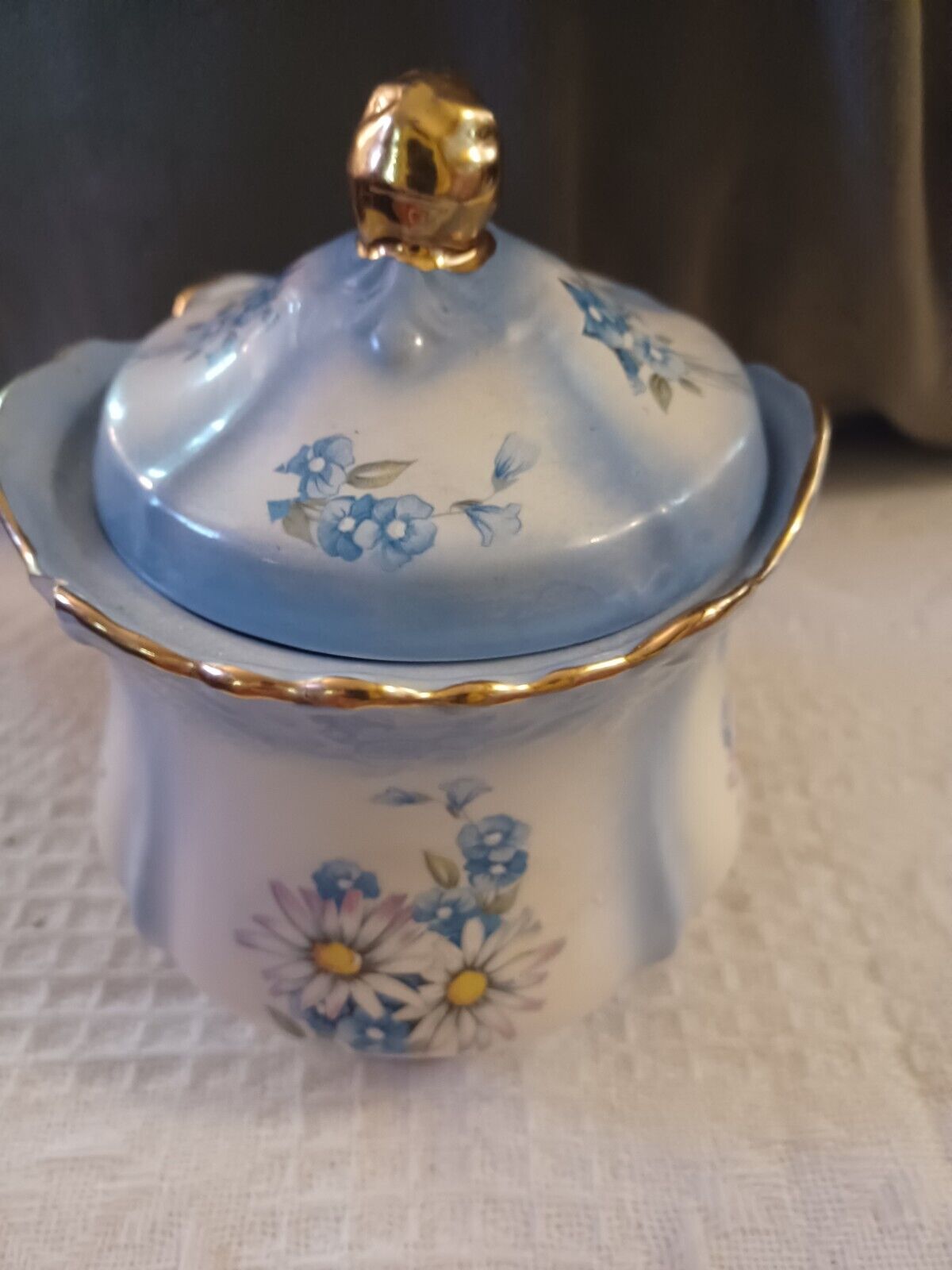 Vintage Floral Canister Does Have Small Chip Pictures Will Show