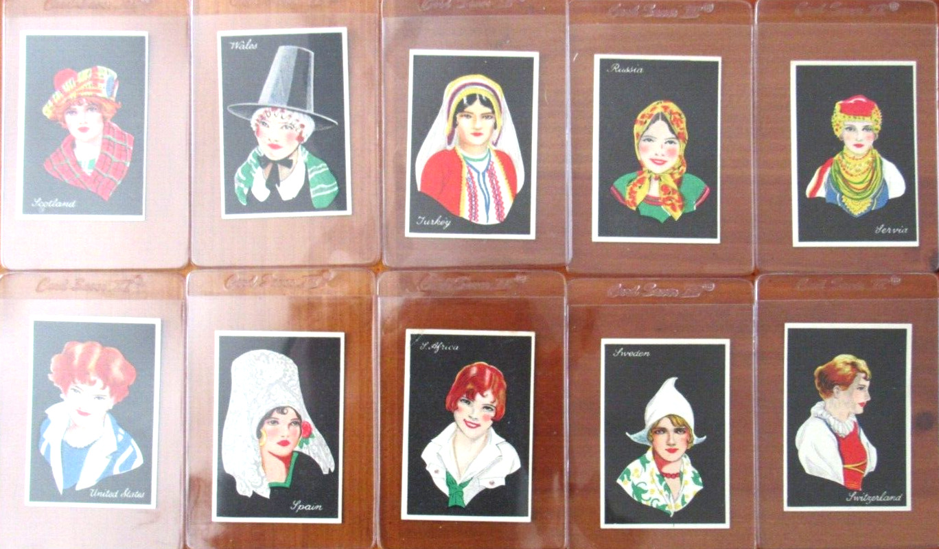 Original Collector Cards 1929 Major Drapkin Tobacco Girls of Many Lands #F1