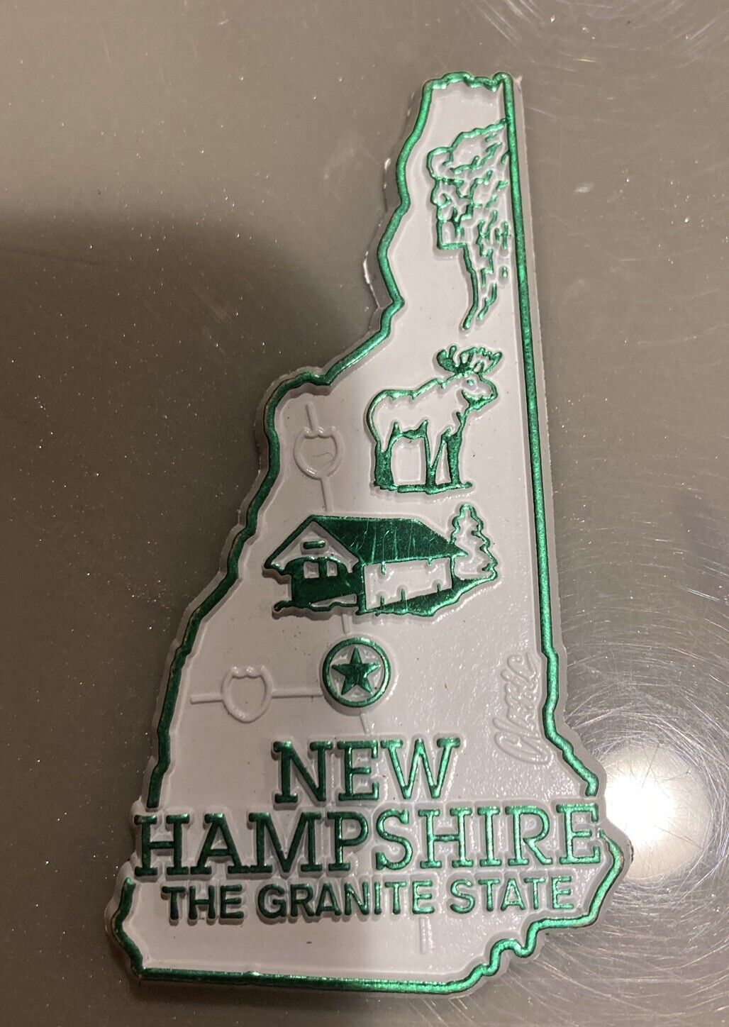 New Hampshire Fridge Magnet 