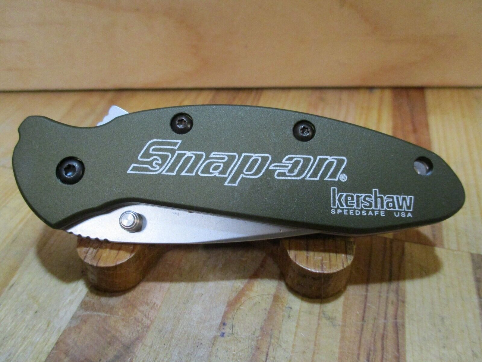 New (No Box) Kershaw Snap-on Scallion 1620OLSO Blem Folding Pocket Knife