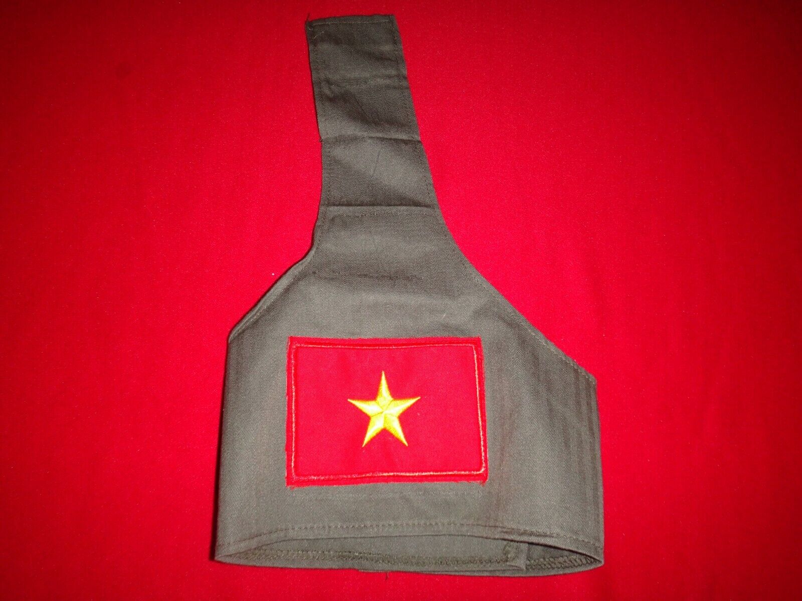 Vietnam War Viet Cong Army National Flag Green OD Military Armband