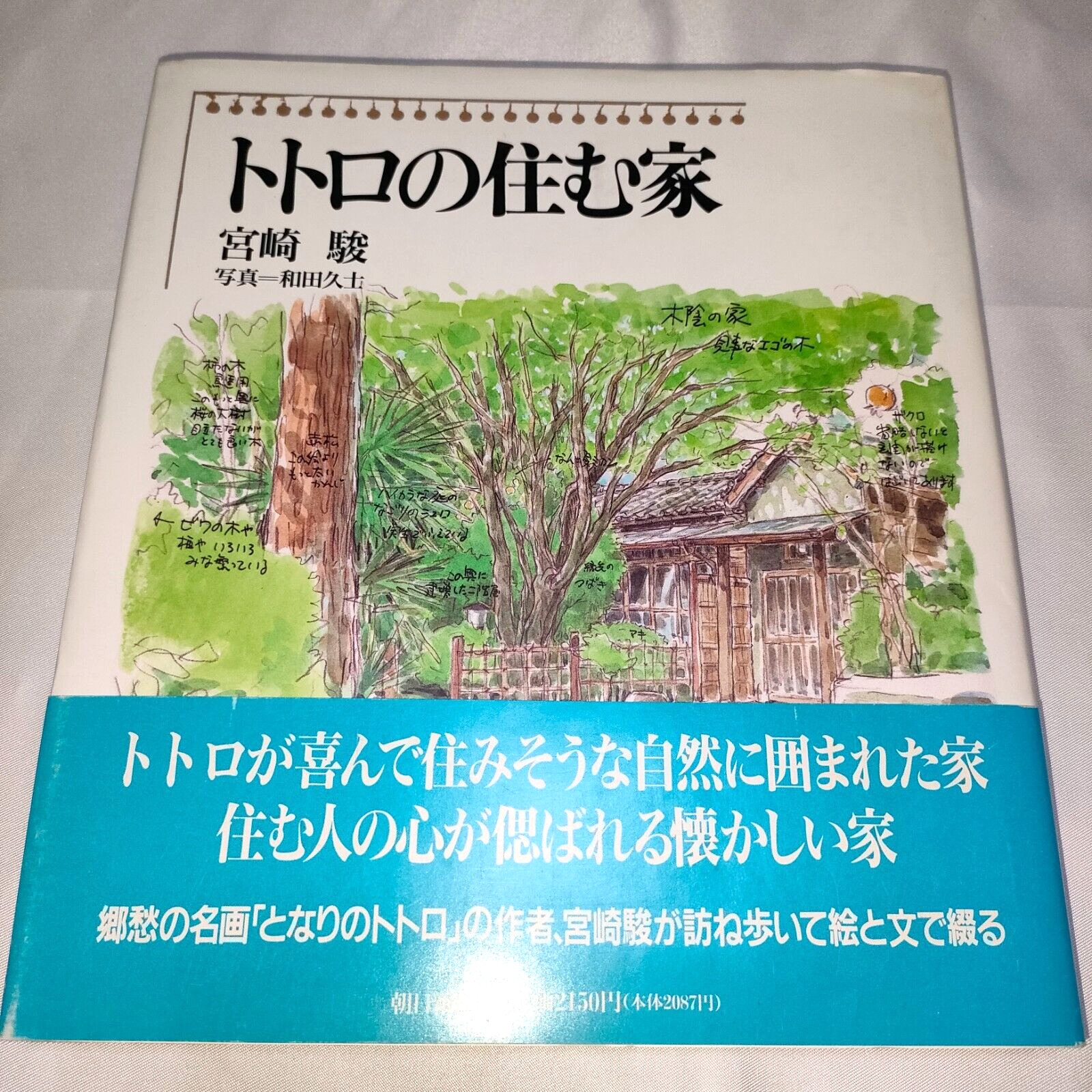 Ghibli Hayao Miyazaki Illustration Collection Art Book “Totoro’s House” Rare