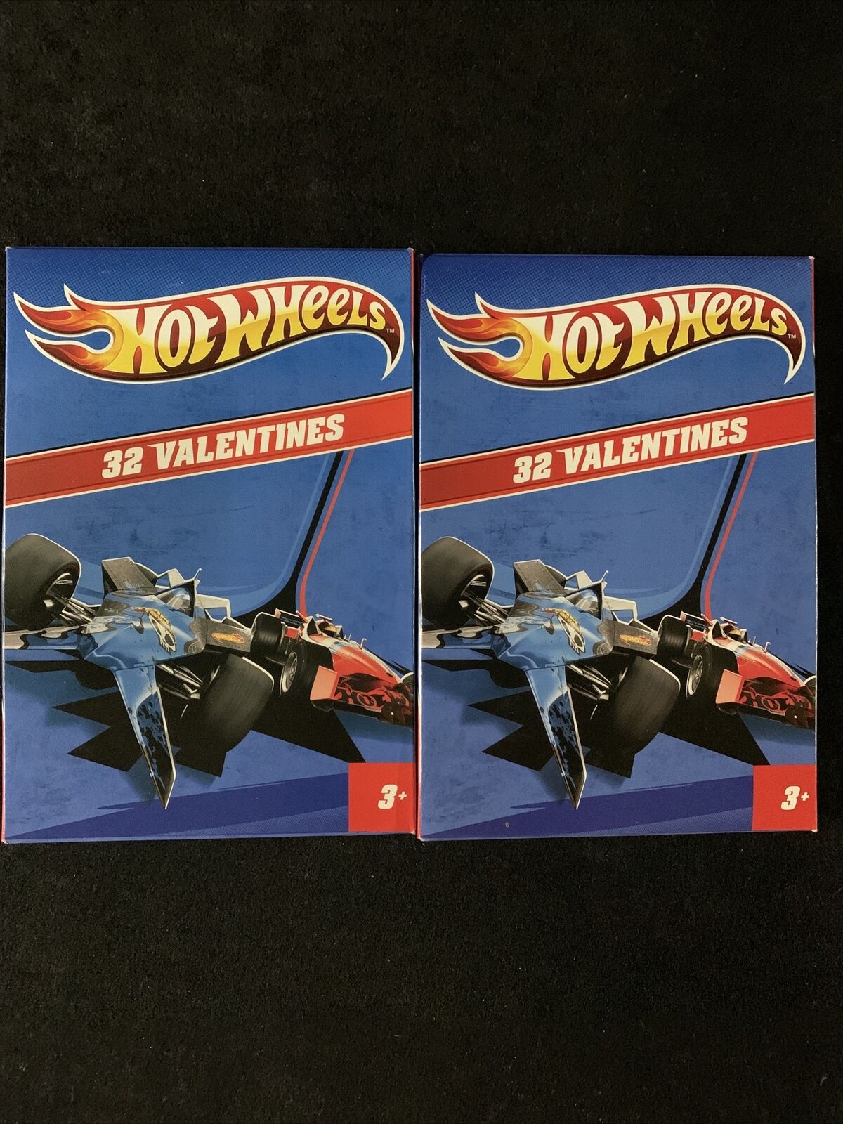 LOT OF 2 Boxes  - HOT WHEELS Valentines Day Exchange Cards. 32ct. Each. 2013 USA