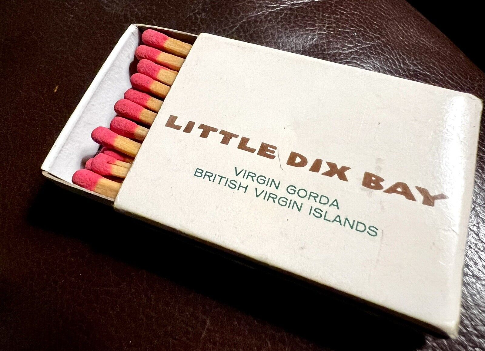 Little Dix Bay Resort, Virgin Gorda, British Virgin Islands Matchbox