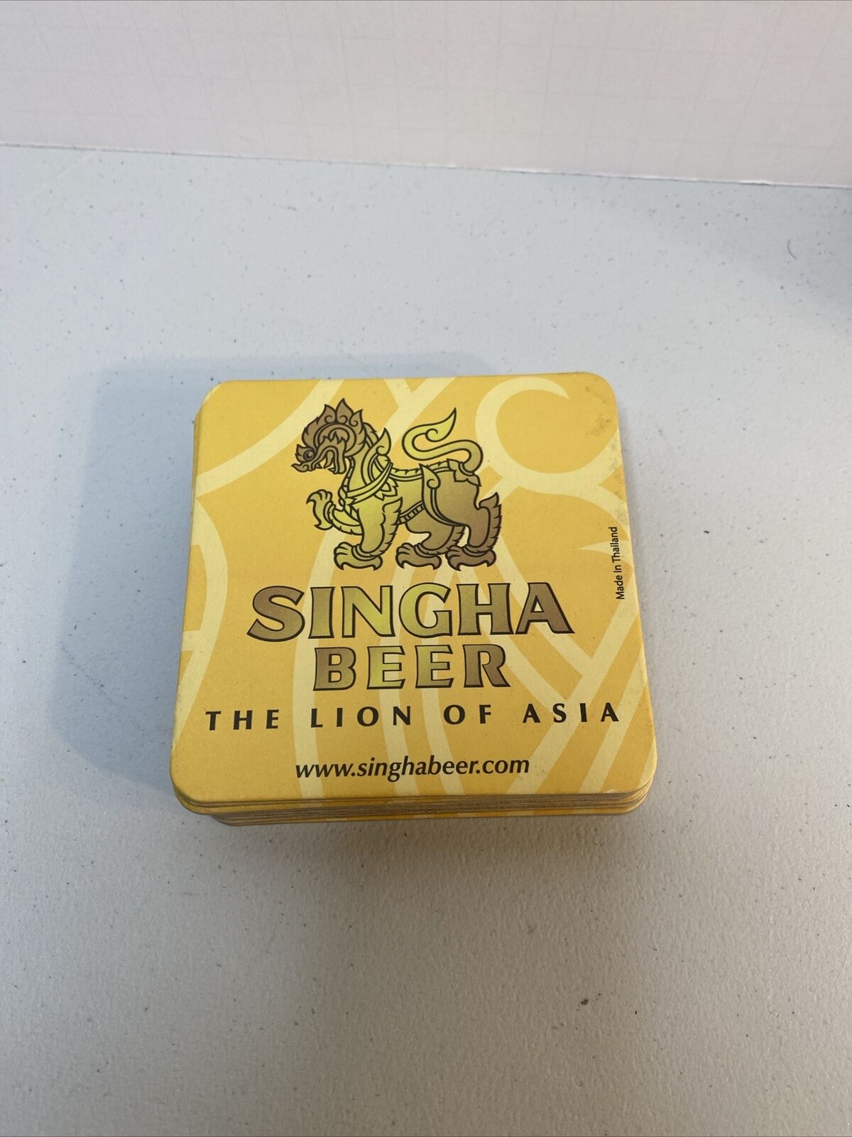 Singha Beer The Lion of Asia Drink Coasters Pack of 11