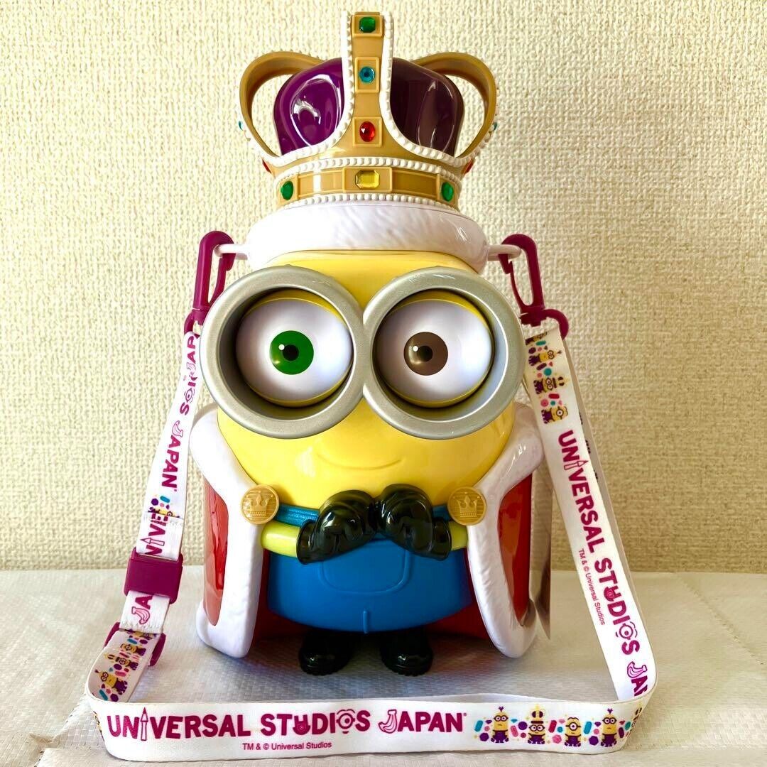 USJ Minions Crown King Bob popcorn bucket Universal Studios Japan Limited Used
