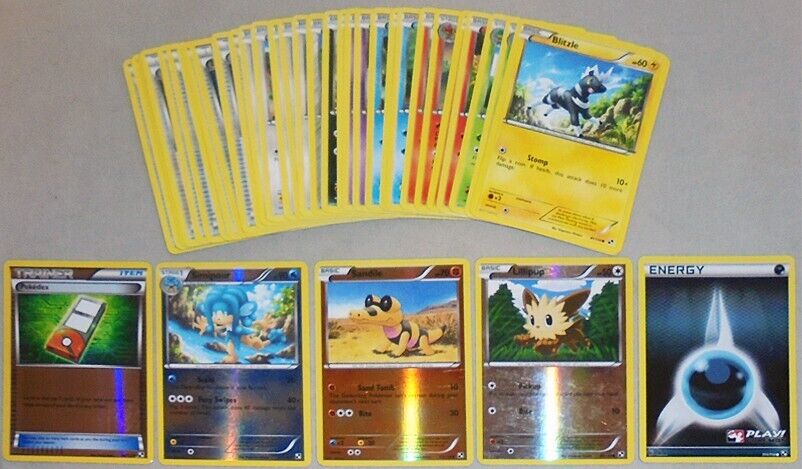 2011 -Pokemon Black & White- TCG/CCG Trading Cards Near Complete Set w/Holo Foil