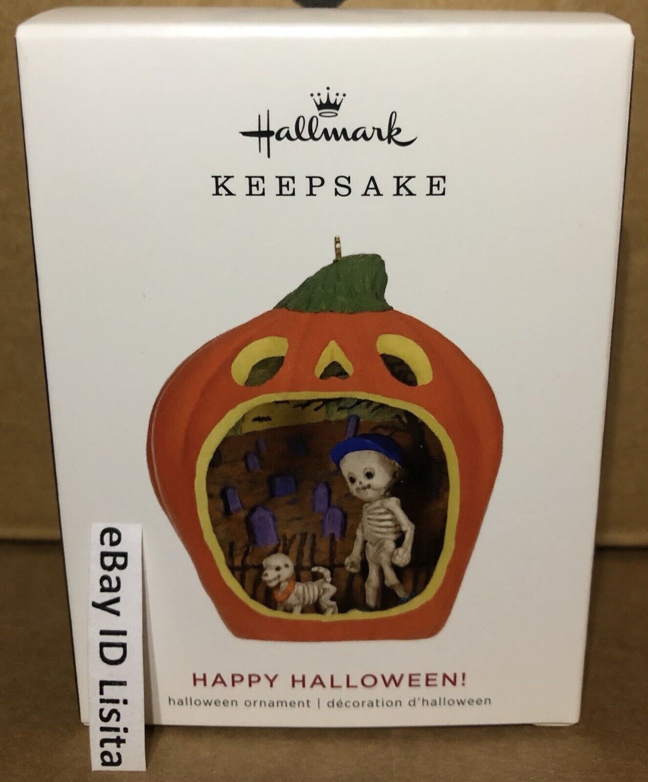 Hallmark 2019 Happy Halloween Ornament Skeletons 7th in Series Mint in Mint Box