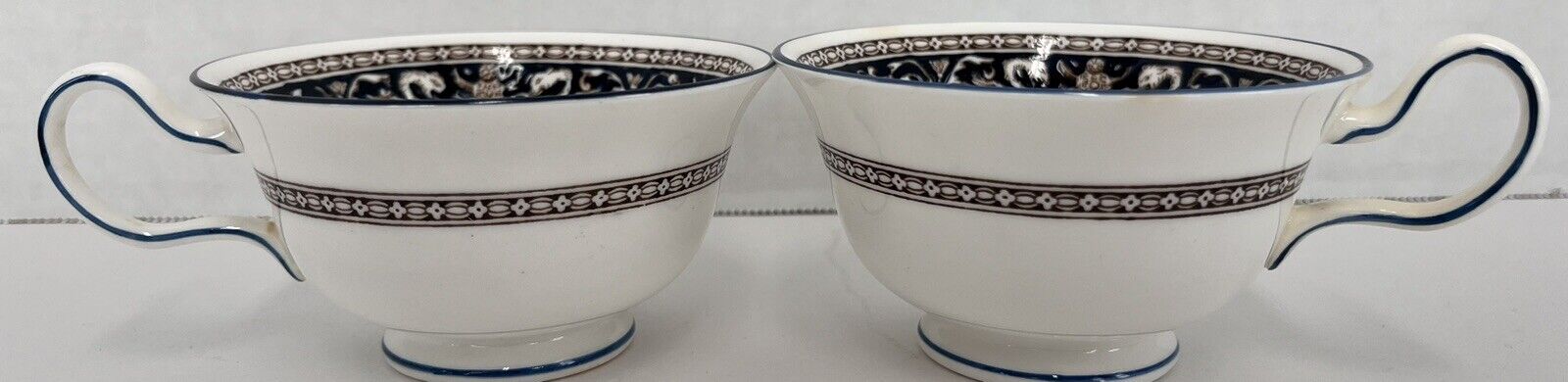 vintage wedgewood Bone China Dragon Tea Cups 