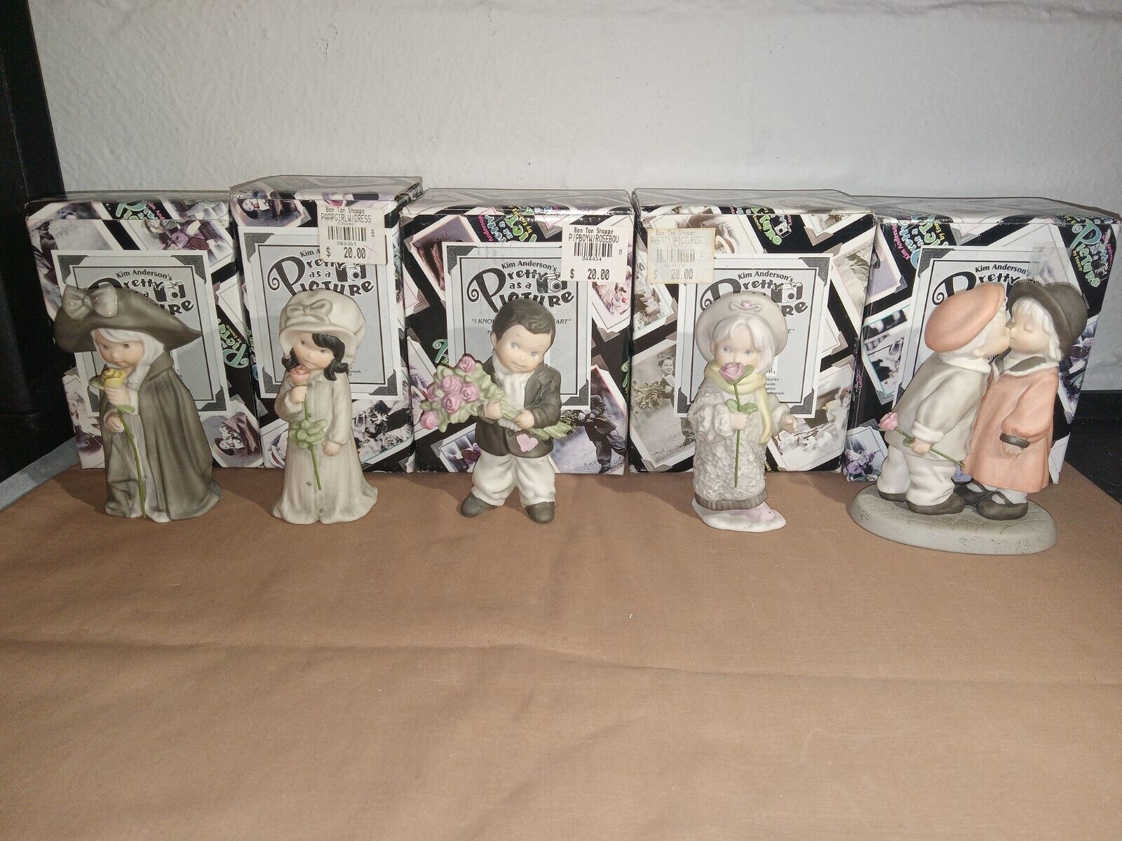 Lot of 5 Pretty as a Picture Figurines Kim Anderson