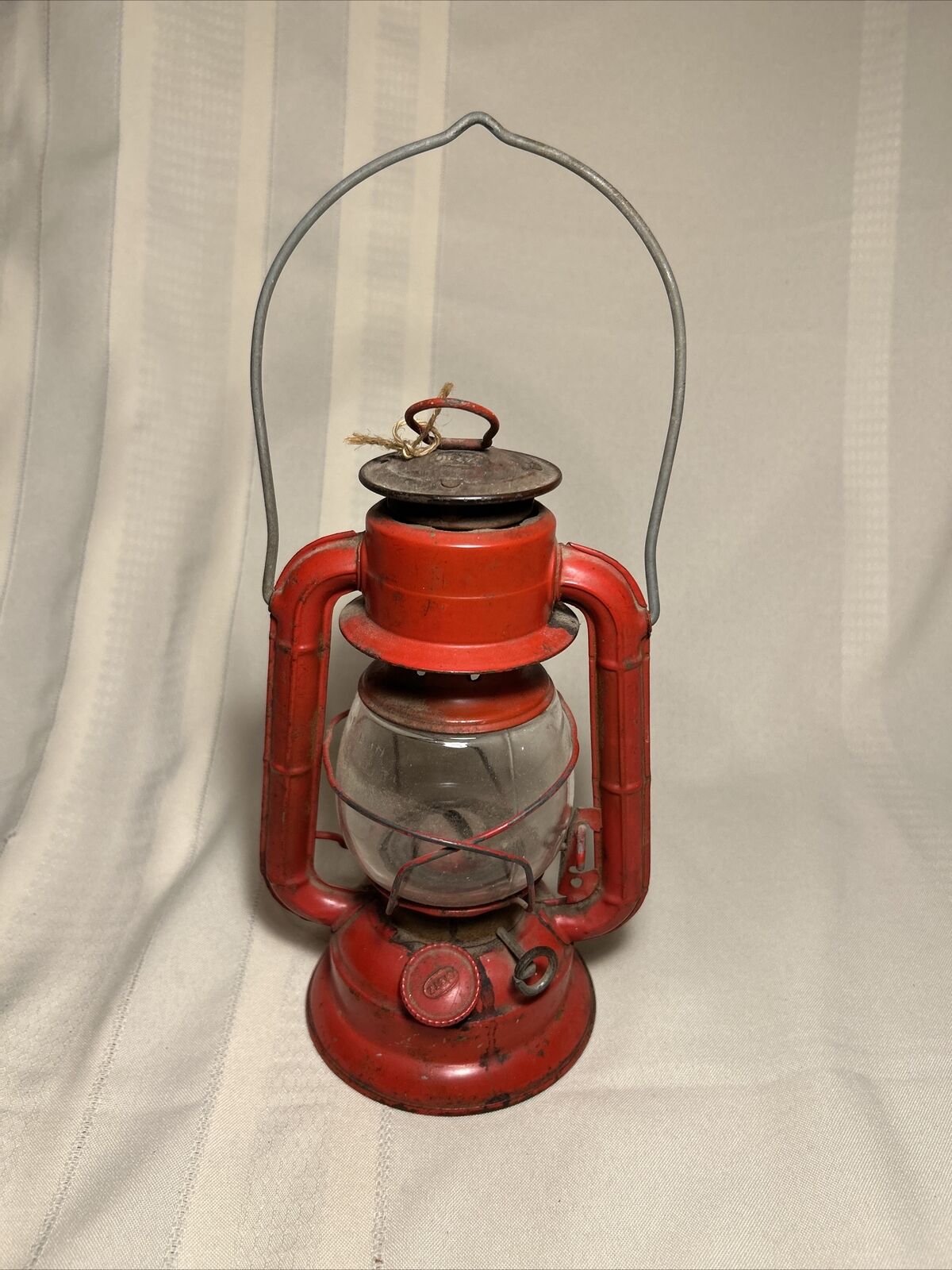 VINTAGE Dietz No. 50  Comet Red 9” OIL Utility Camping Lantern 