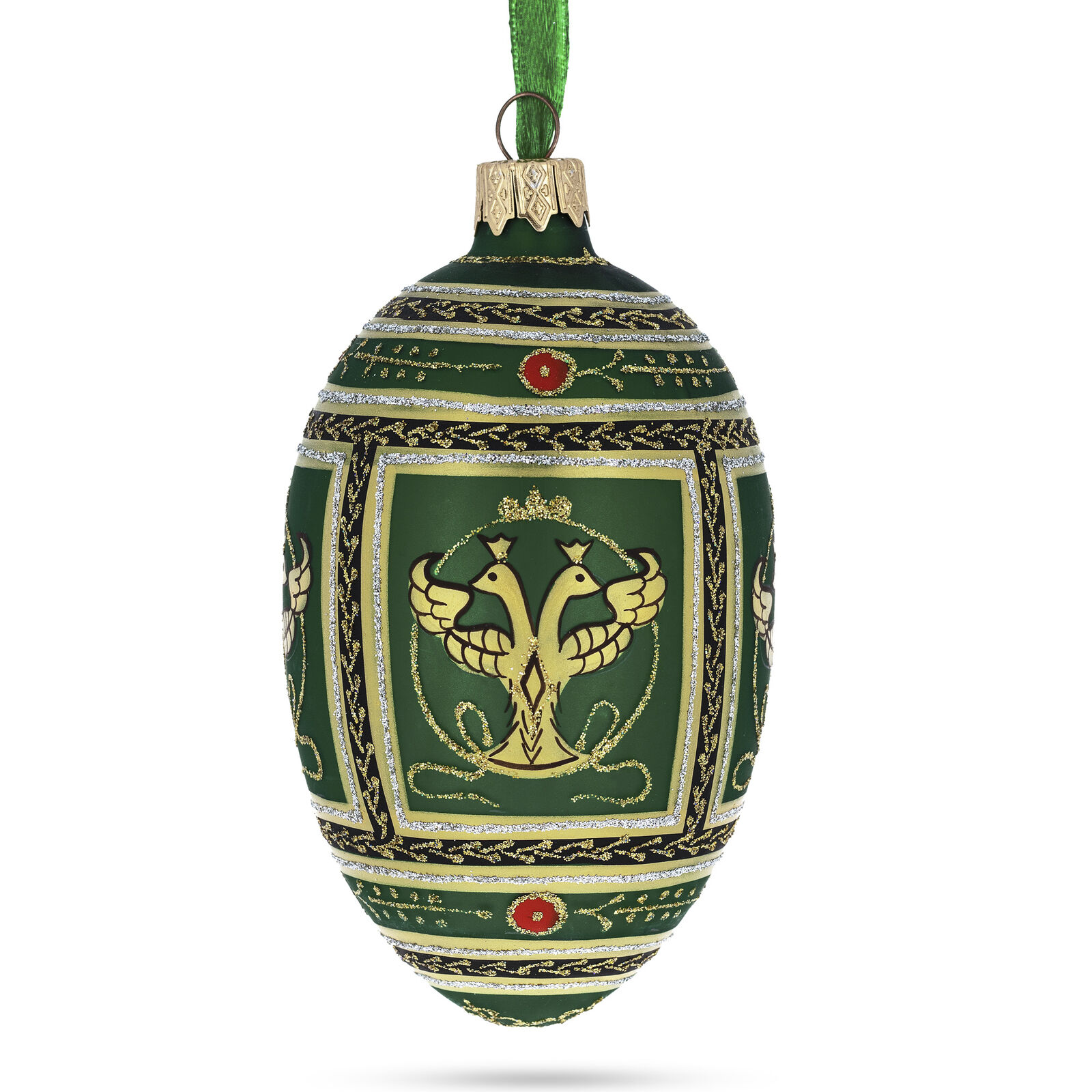 1912 Napoleonic Royal Egg Glass Ornament 4 Inches