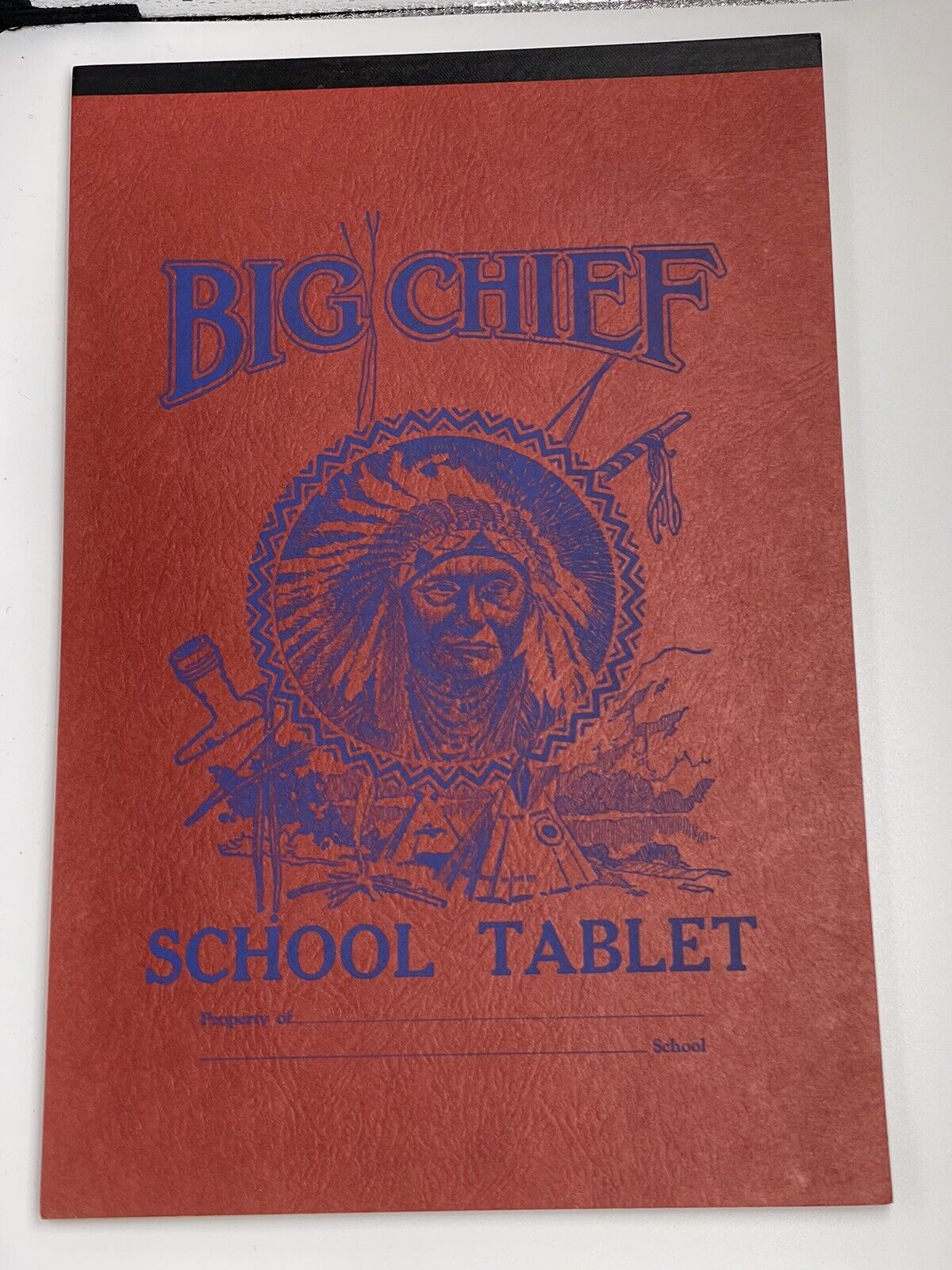 Vtg Rare 1940s /50s Big Chief Tablet NOS Never Used 8 In. Wide 12 1/4 In. Long
