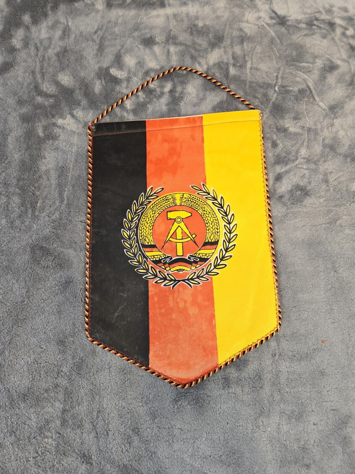 East German Army pennant NVA DDR banner Flag Original Best Unit Award Vintage 