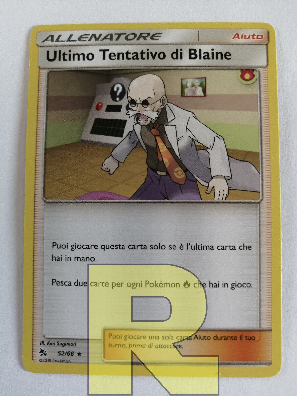 Latest Endeavor By Blaine Destiny Elusive 52/68 Rare Pokemon Italian