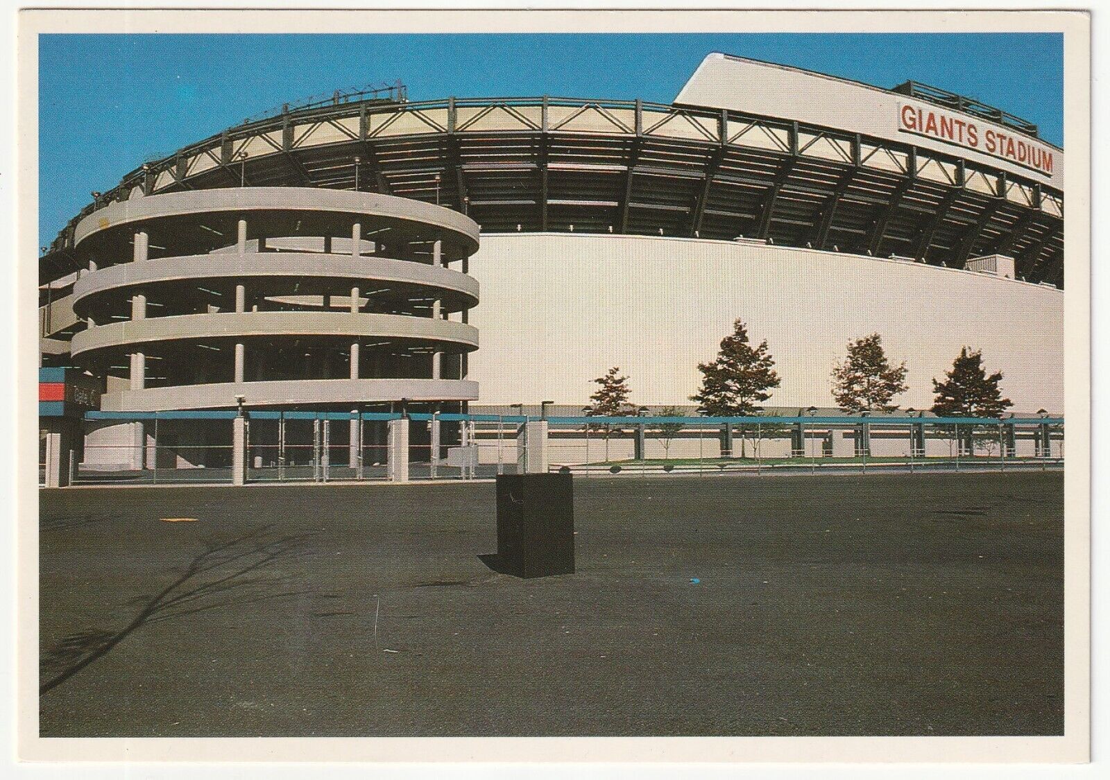 Scarce New York Jets & Giants Football Stadium Postcard - The Meadowlands