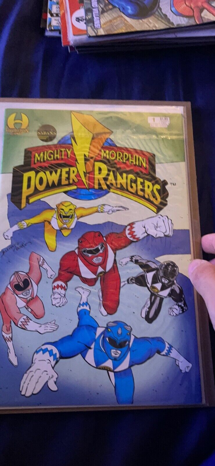 Mighty Morphin Power Rangers #1 Raw copy
