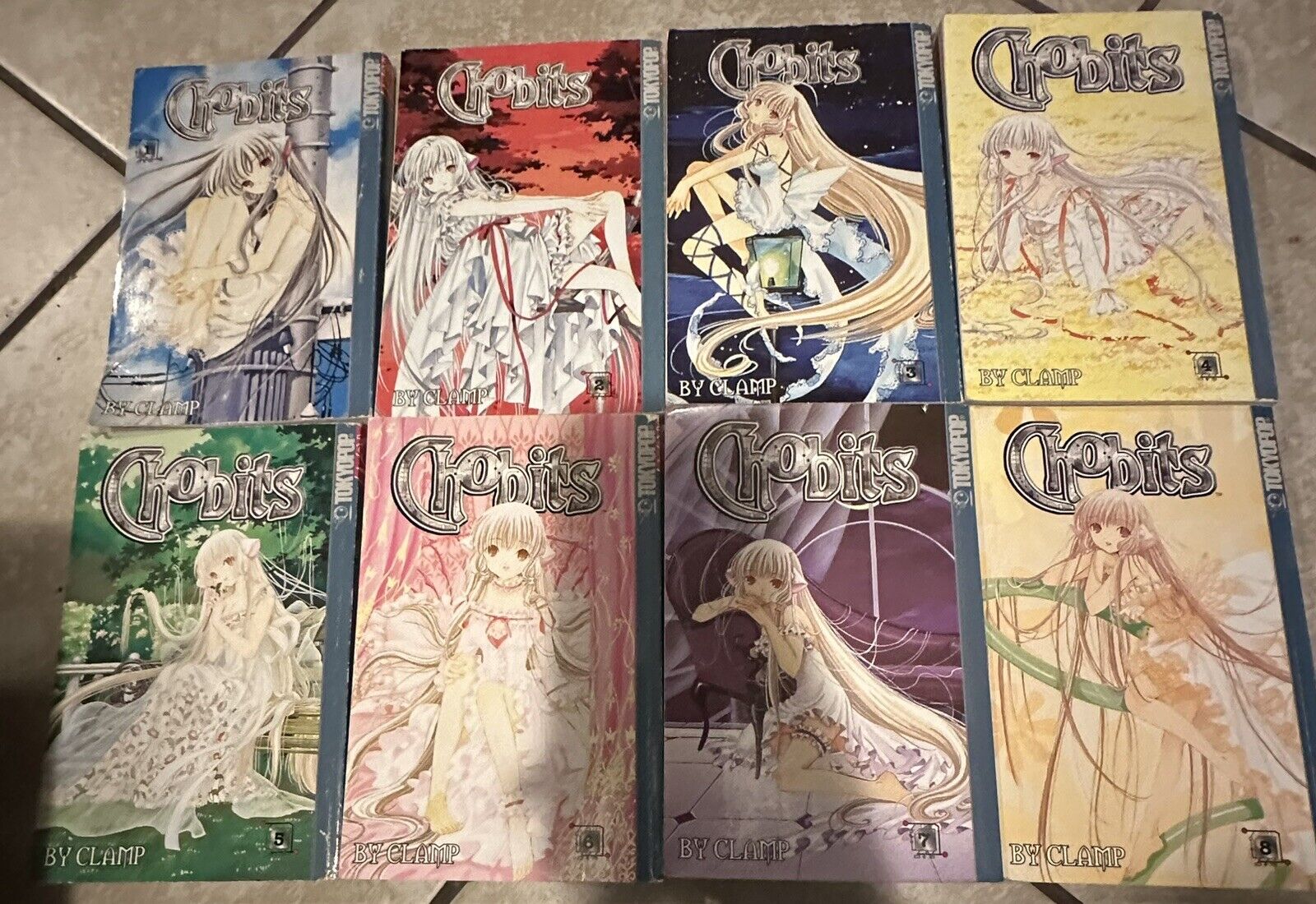 Chobits Manga Set Of 8 Series Clamp Toykopop