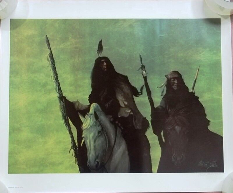 Chester Fields Art Print Native Americans 20in x 24in signed 30/275
