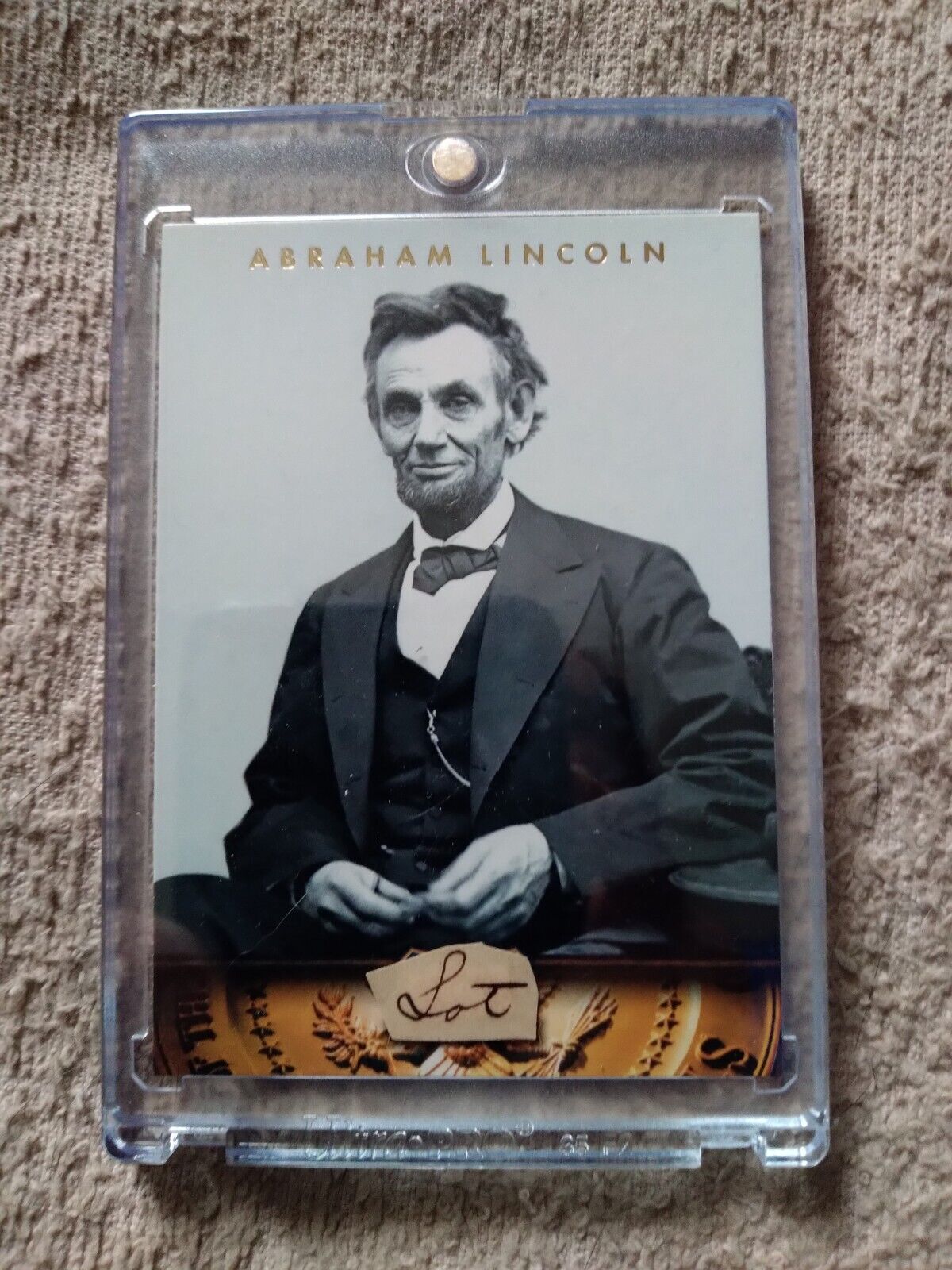 Abraham Lincoln Signed/Autographed Clip Single Word/w COA University Archives