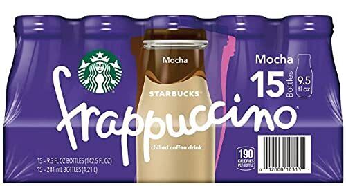 Starbucks Frappuccino Coffee Drink, Mocha 9.5 Oz(Pack of 15)