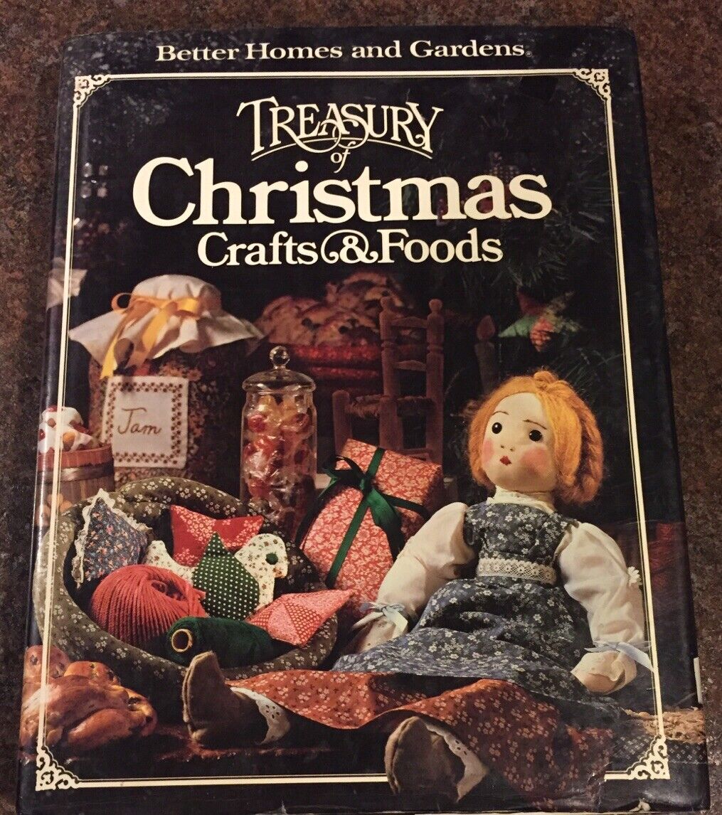 Vtg 1980 Better Homes & Gardens Treasury of CHRISTMAS Crafts & Foods Recipes