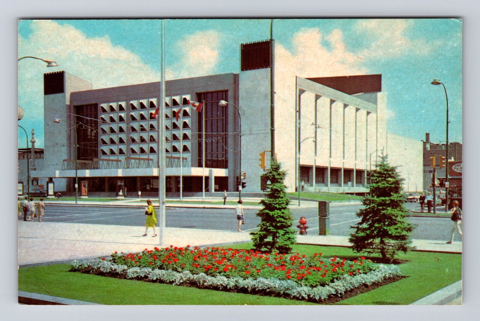 Winnipeg Manitoba-Canada, Centennial Concert Hall, Antique, Vintage Postcard