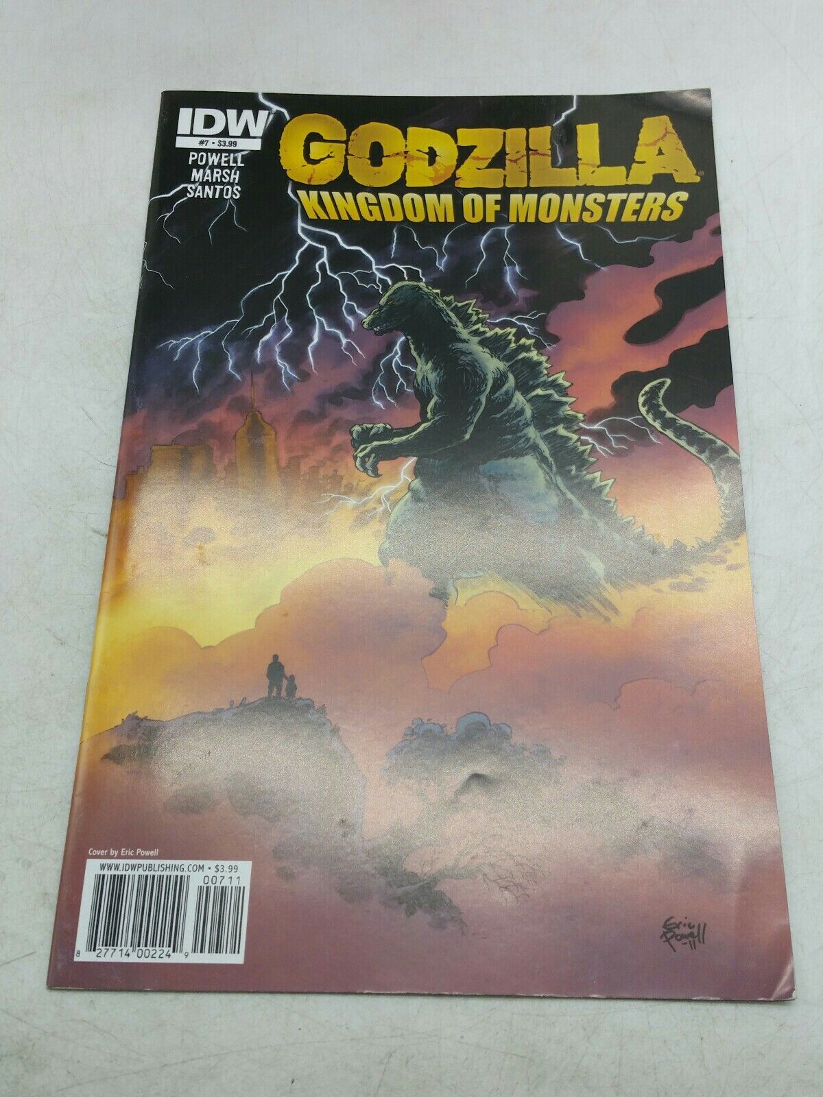 IDW Comic Godzilla Kingdom Of Monsters #7 M3b97