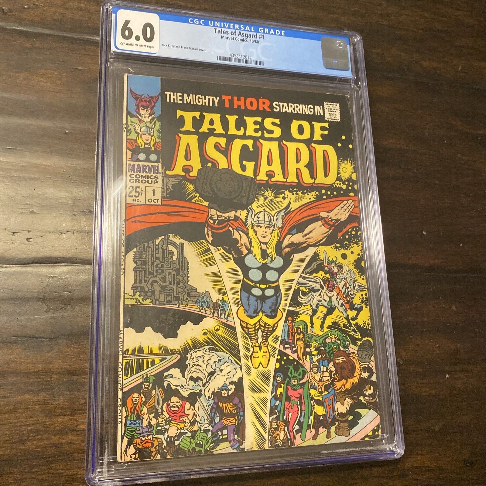 Tales of Asgard #1 - CGC 6.0 THE MIGHTY THOR - 1968 SILVER AGE OW-W Pages