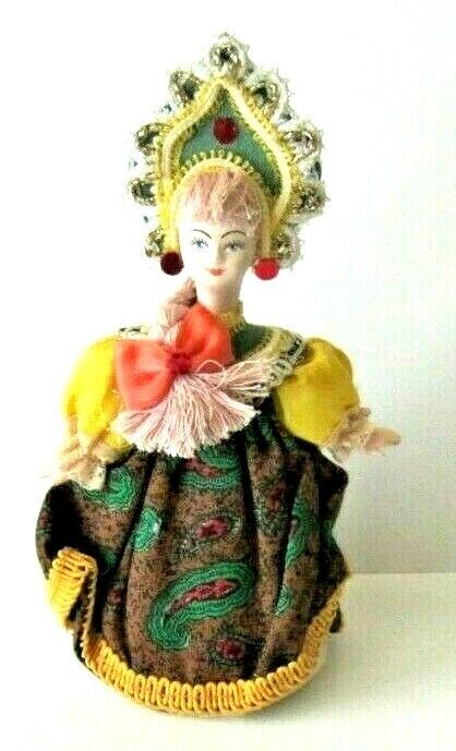 Doll Made in Russia Russian Cultural Collectible