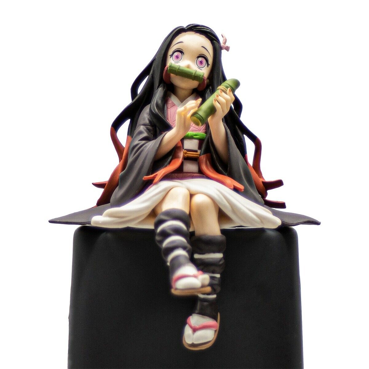 Demon Anime Slayer statue Perching Noodle Stopper Action Figure Nezuko Kamado