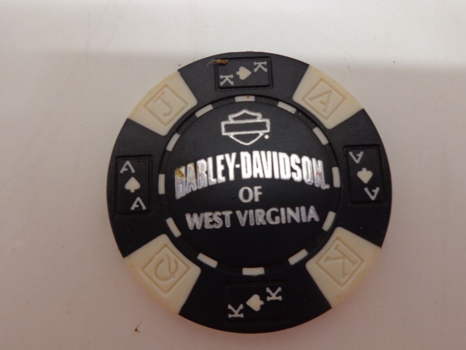 Harley Davidson of West Virginia Dealership 35th Anniversary Black Poker Chip