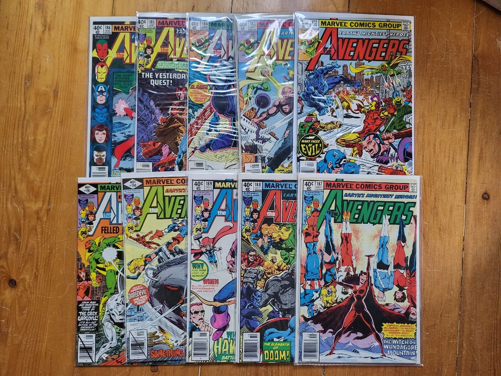 Marvel's Avengers Comic Collection Mixed Issues 182-402, And More