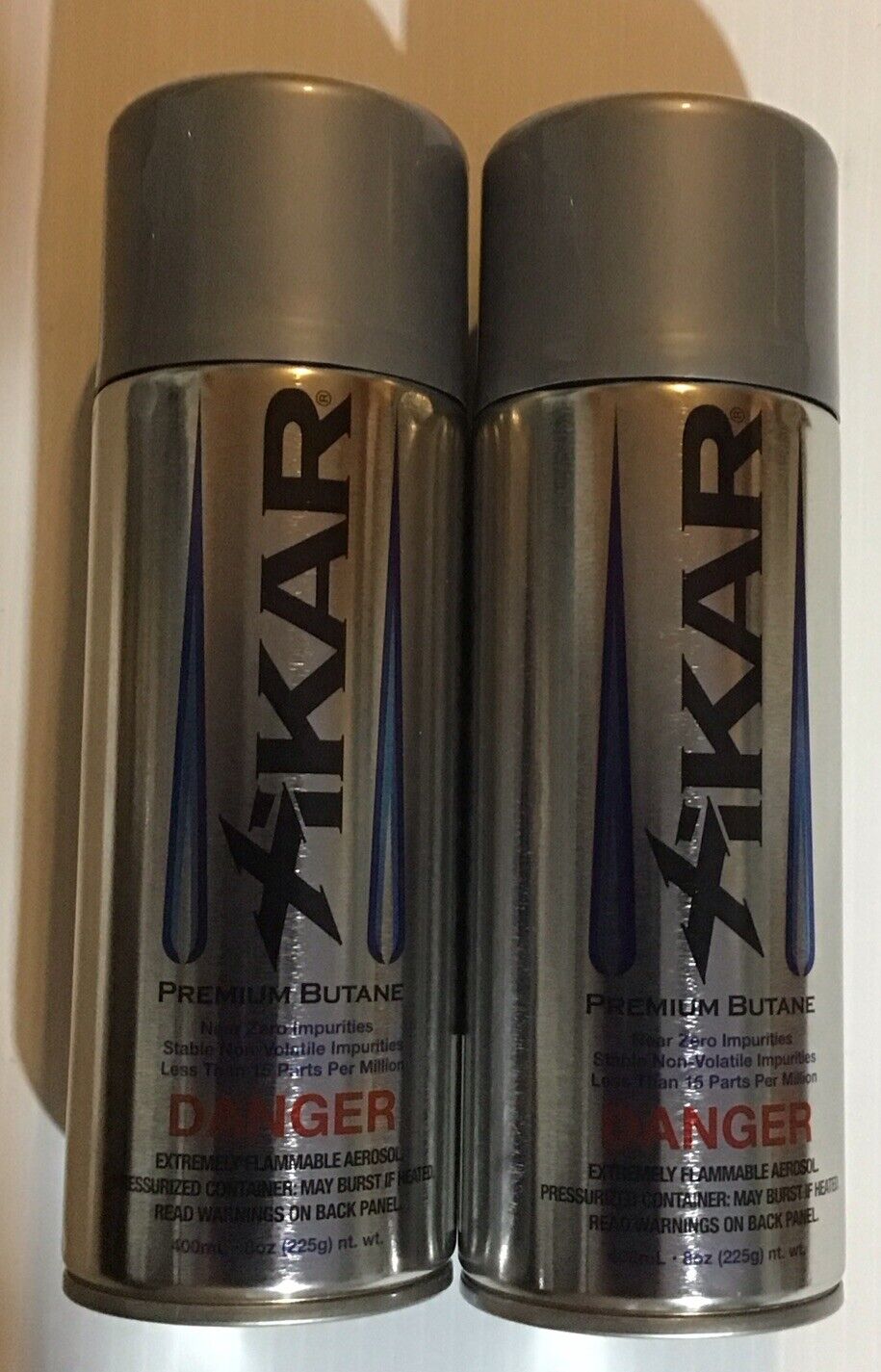 2 Cans 8oz each. Xikar Premium Butane Lighter Fuel Refill for Lighters.