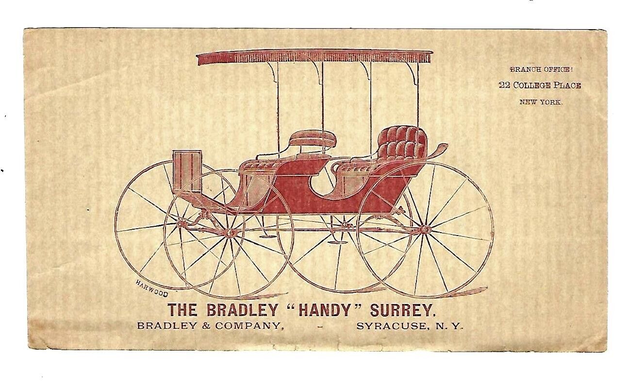 c1890 Trade Card Bradley & Co., \