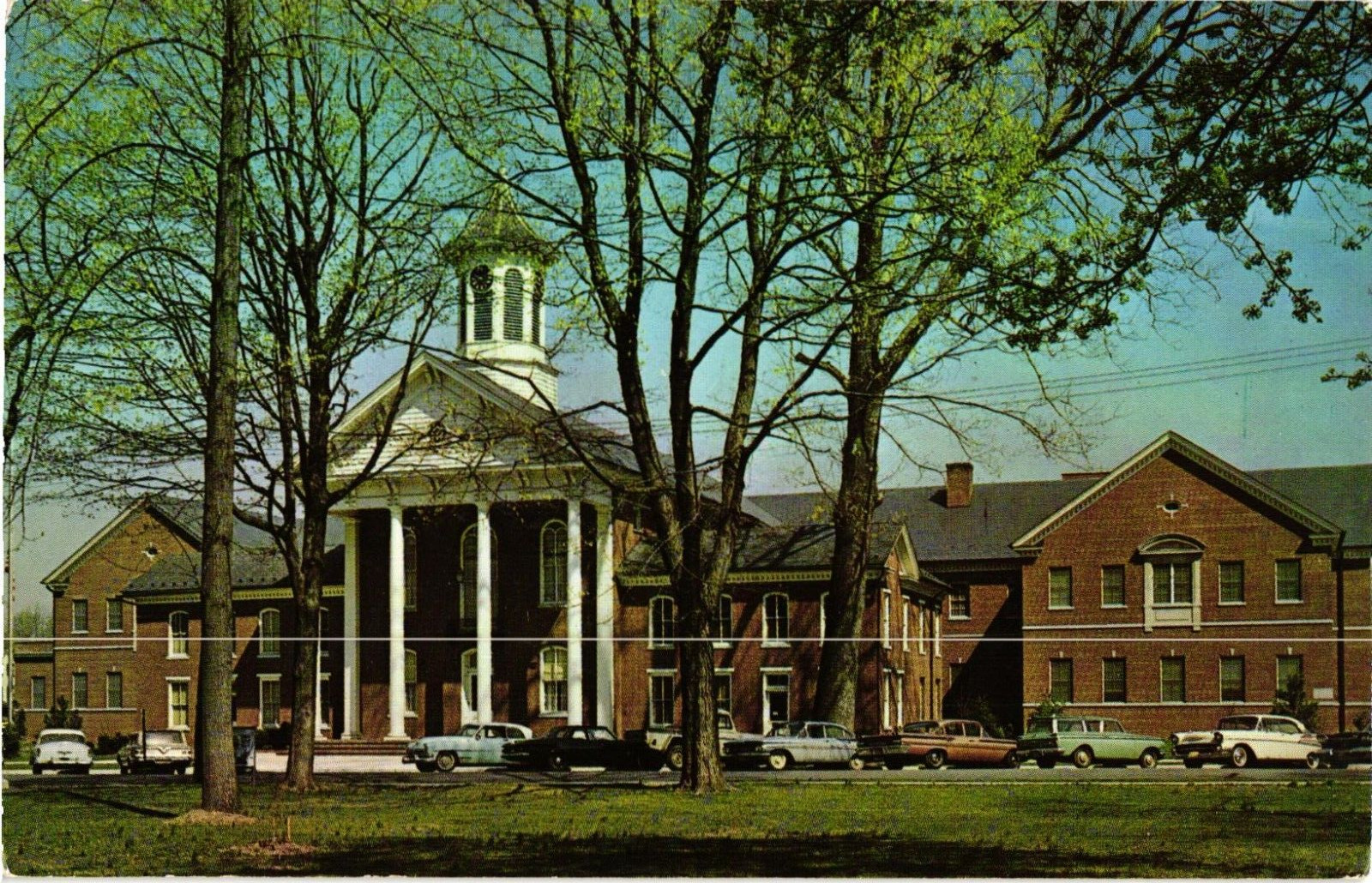 Postcard Warren County Court House Belvidere, New Jersey
