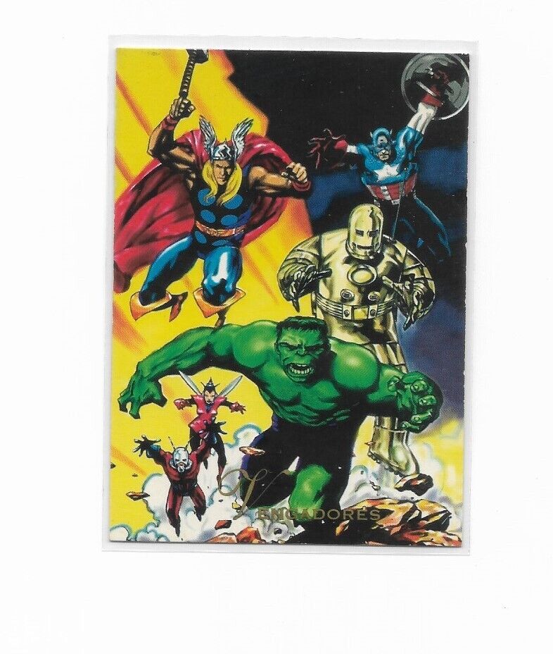 1995 Marvel Universe Pepsi Cards  #11 vengadores vnidos