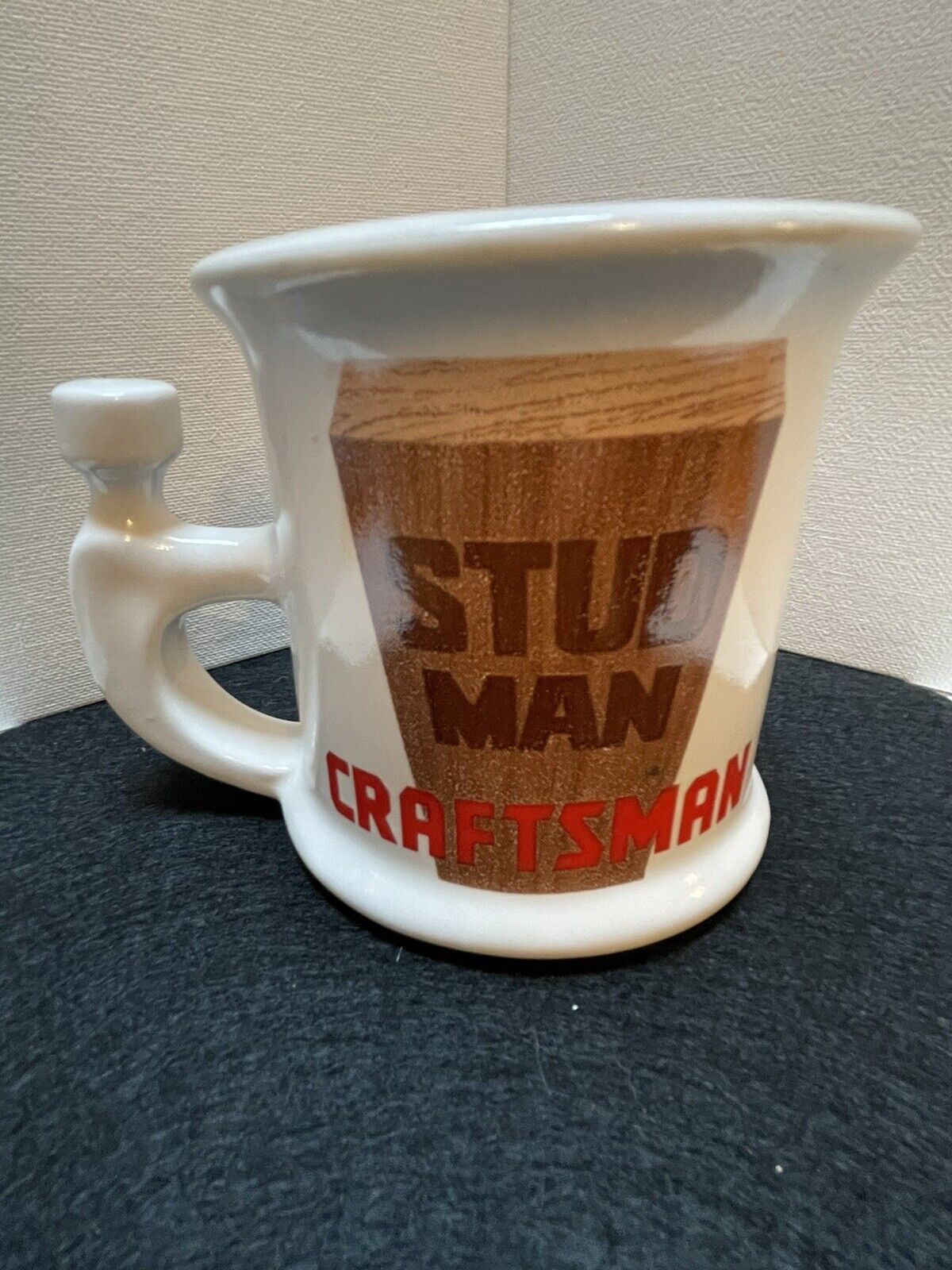 Vintage Craftsman Tools Stud Man Mechanic Coffee Mug  16 oz EUC USA Made USA