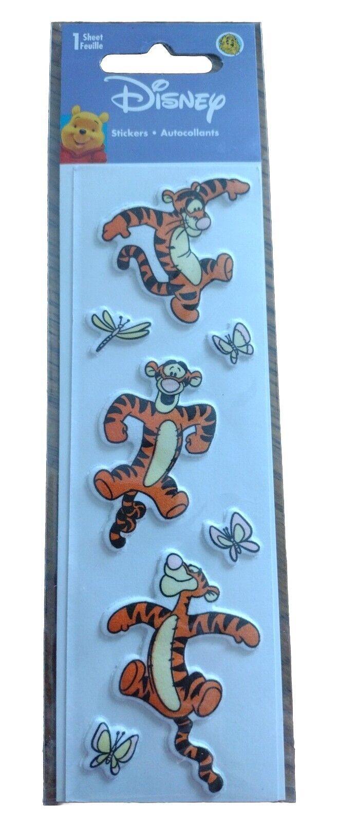 New Sealed Sandylion Stickers  **VINTAGE**  Puffy Tigger Pooh Stickers