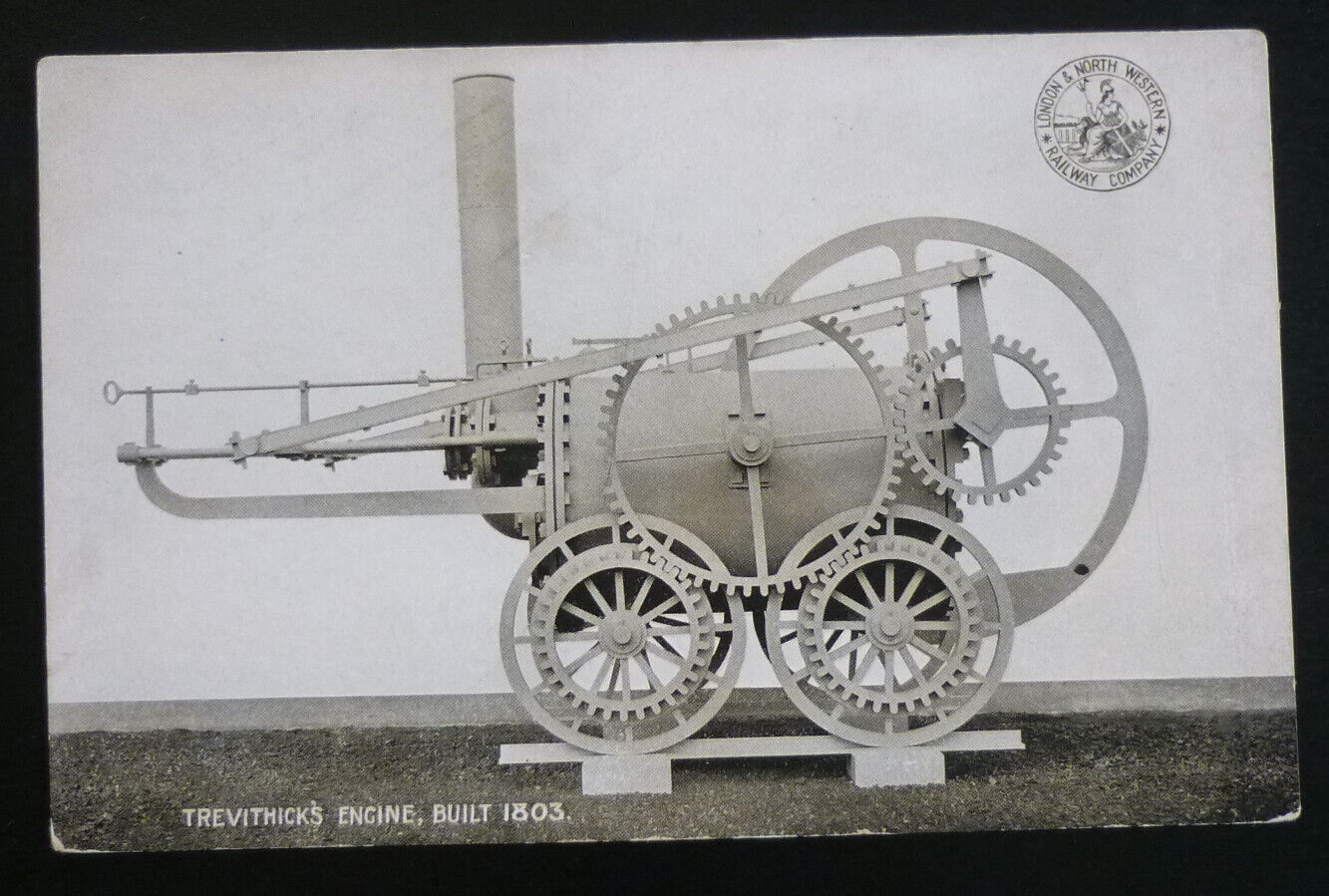 Unused Postcard - GB UK England Trevithicks Engine Built 1803 AB17