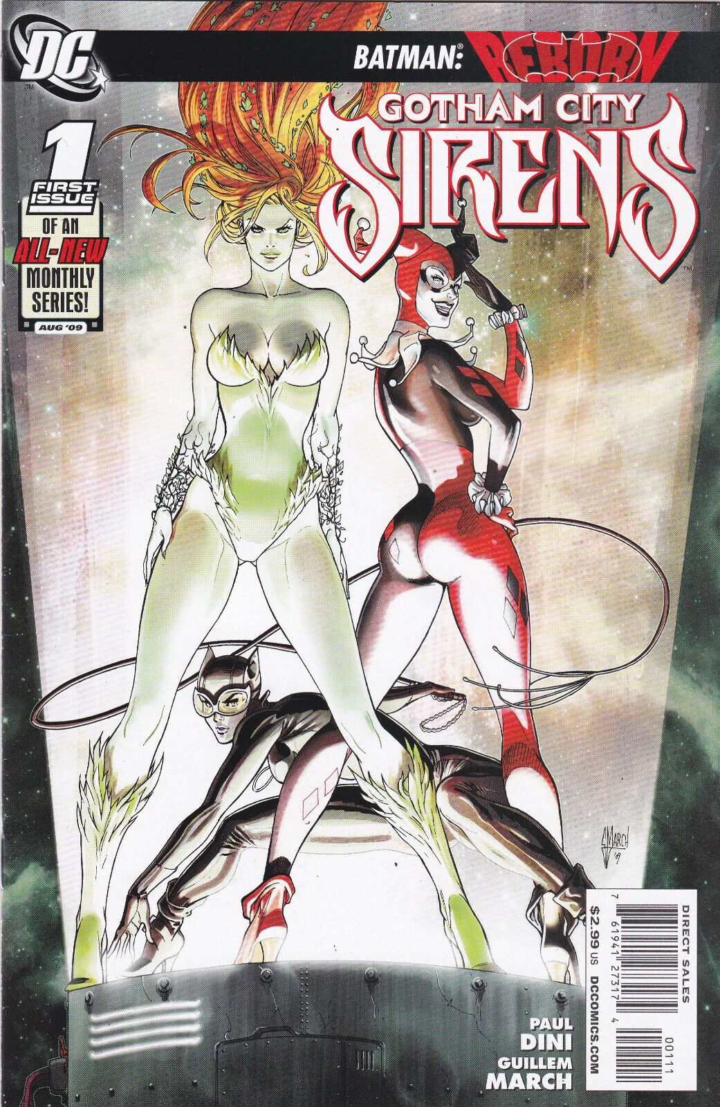 Gotham City Sirens #1 (2009) DC Comics, High Grade