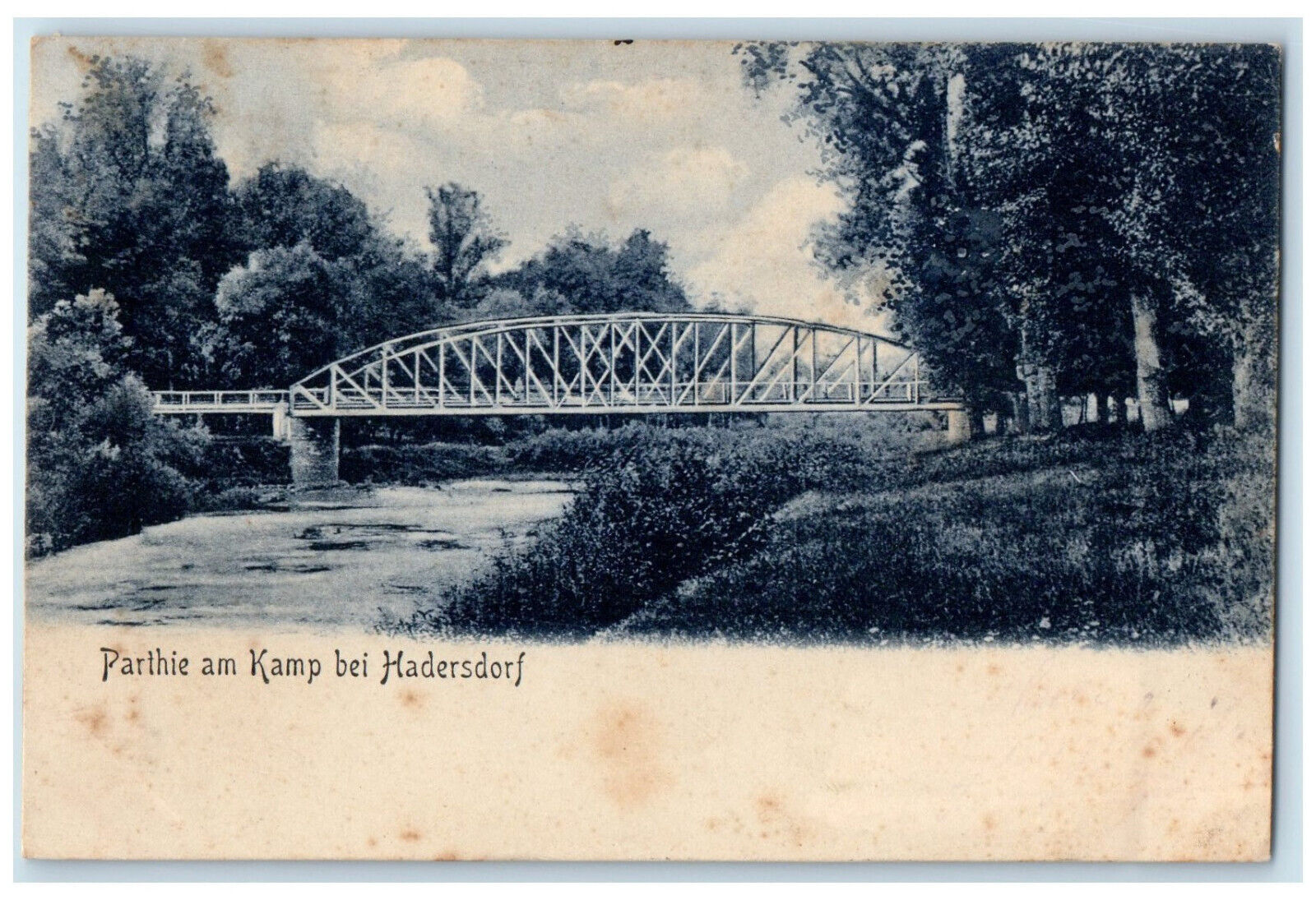 c1910 At the Camp Near Hadersdorf-Kammern Lower Austria Austria Postcard