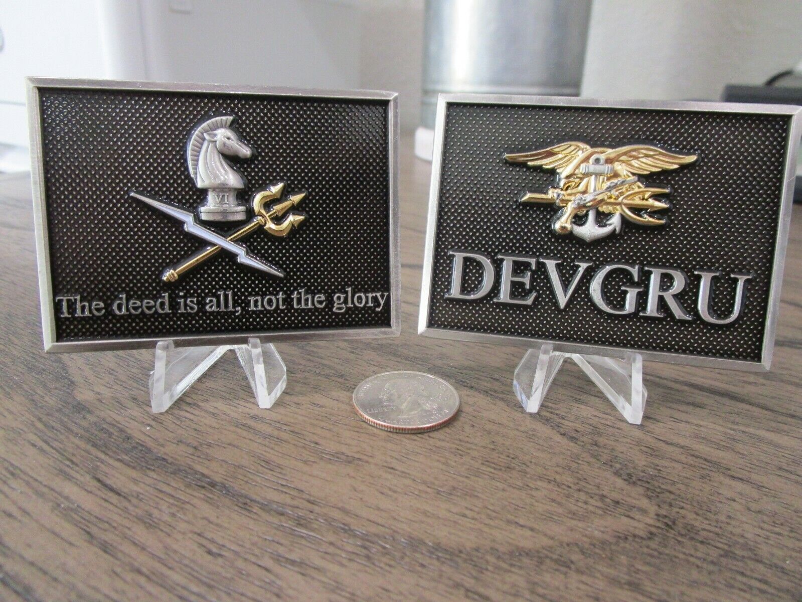 Navy Seal Team Six Black Squadron ST6 SEALS DEVGRU Challenge Coin 