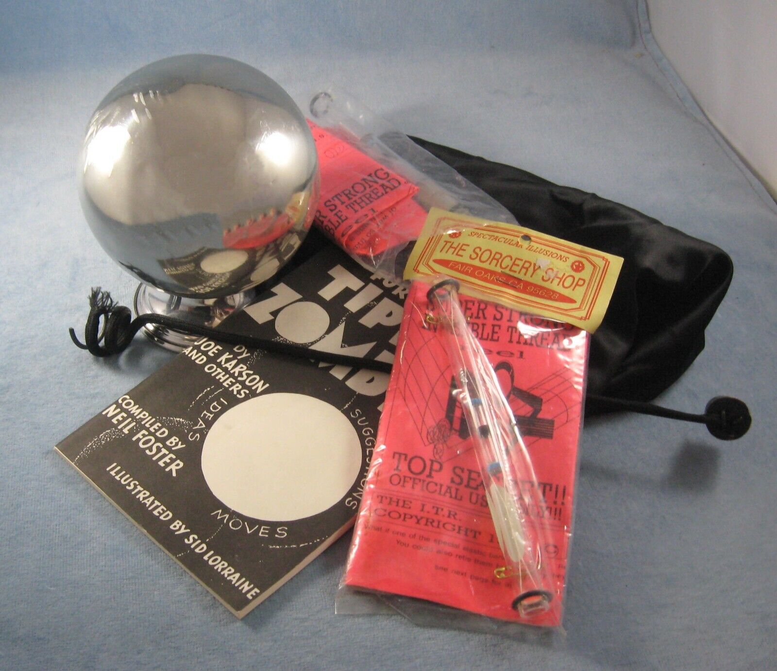 Magic Trick-Zombie Ball, Further Tips on Zombie Book & NIP Invisible Thread Reel