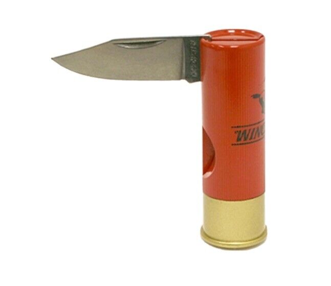 Winchester pocket Knife Shotgun shell Handle  USA