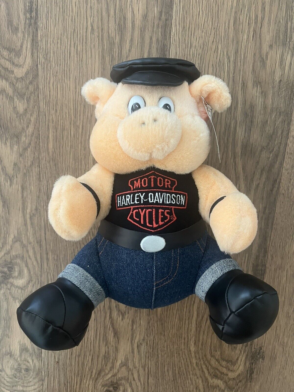 Harley Davidson Plush Pig Hog Stuffed Animal Toy Biker Motorcycles HD 1998