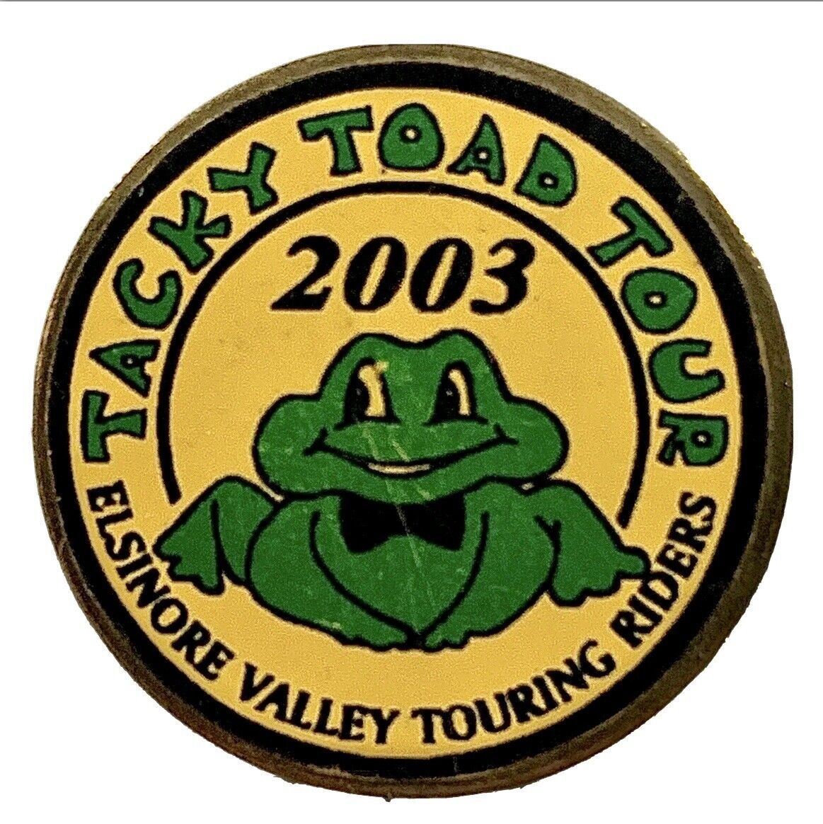 Vintage Motorcycle Club Southern California Touring Riders 2003 Tacky Toad Pin